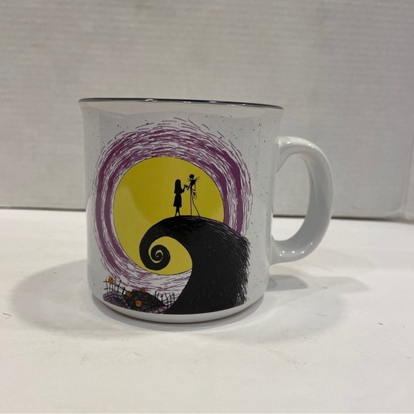 Disney The Nightmare Before Christmas Jack And Sally 20 Oz. Coffee Mug Cup NWT - Picture 1 of 3